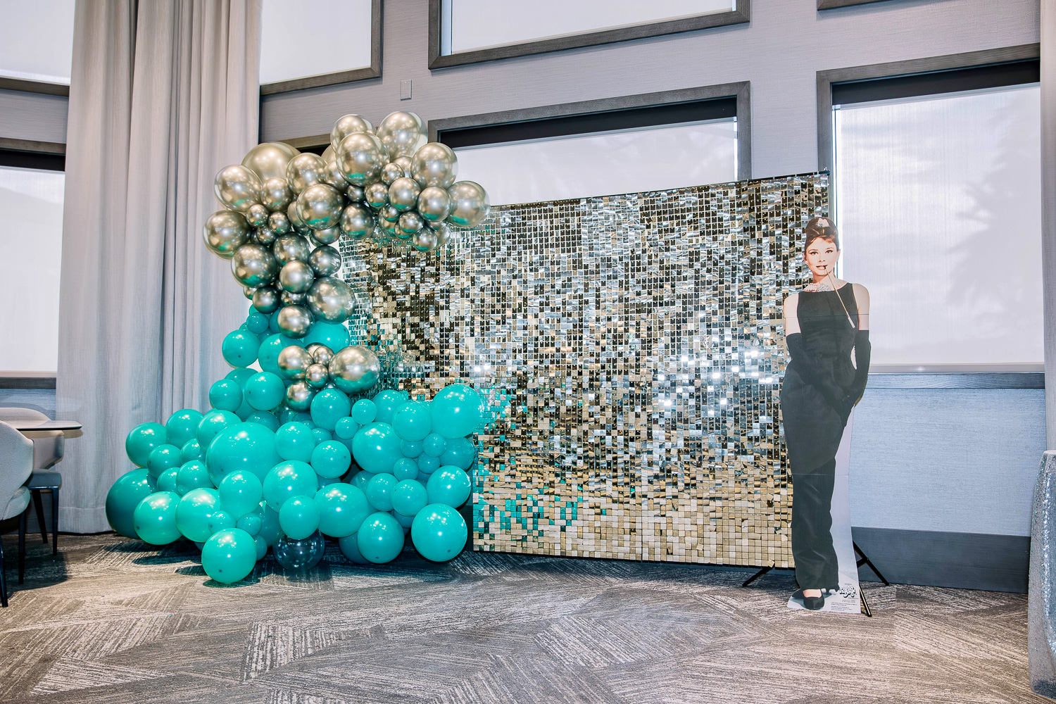 Supporters and event atmosphere from the 2023 Breakfast at Tiffany's fundraiser